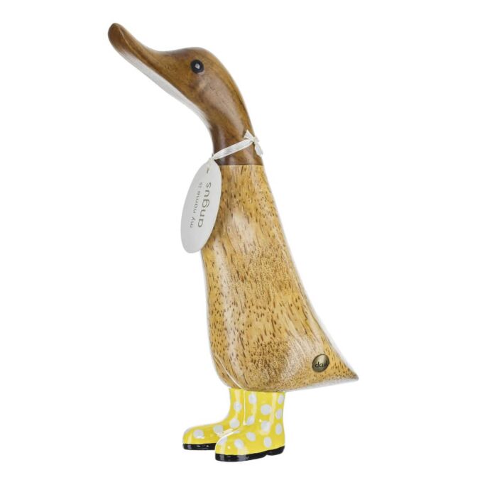 DCUK Spotty Boots Duckling - Yellow